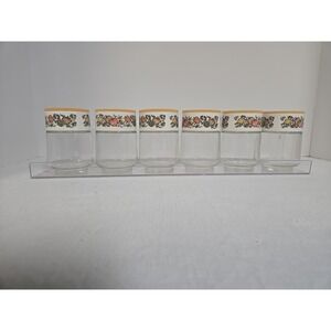 Vintage Gemco Spice of Life spice set with original clear rack & sticker labels